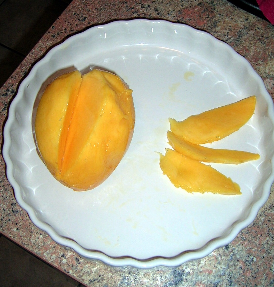 Mango mit Sabayone gratiniert - Homepage von Ronald Thiel